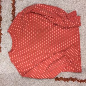 Madewell floral jacquard puff sleeve top